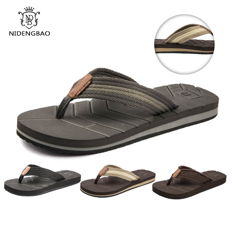 Summer Flip Flops Men Drainage Non-Slip Design Men Beach Shoes Outdoor Comfort Flip Flops Men Big Size 50 Zapatos De Hombre