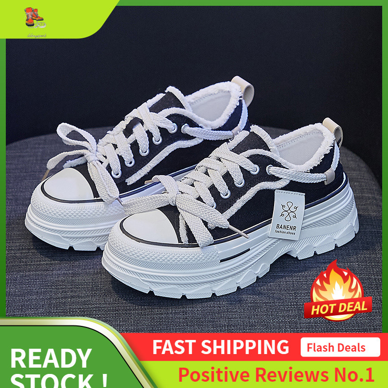 Ddmysports Instagram Trendy Korean Canvas Women S Spring Summer New Breathable Student Board Thick Sole Elevated Casual Shoes JF OUTDOOR
