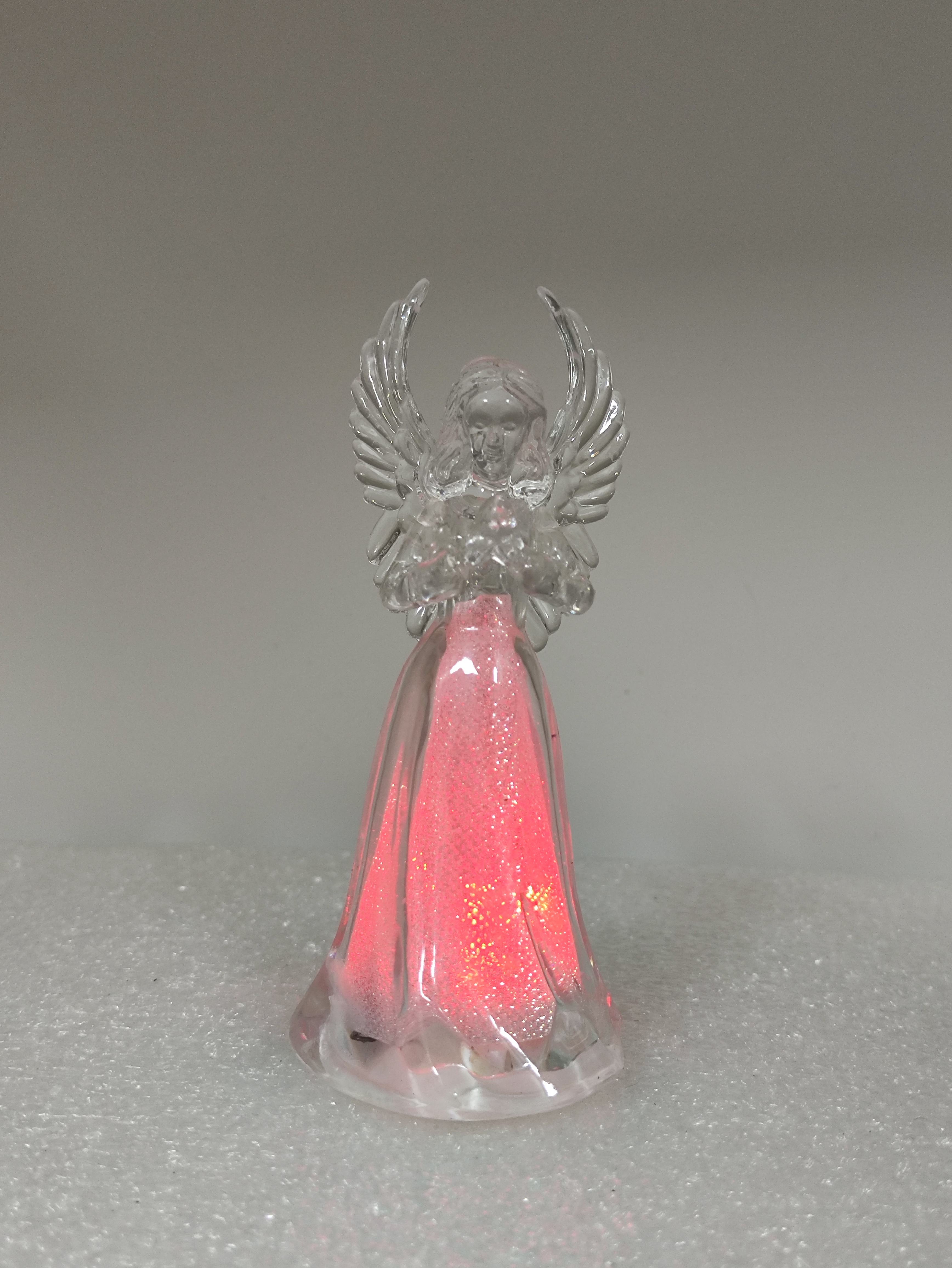 Mini angel 4-piece LED light Christmas gift PS material decoration