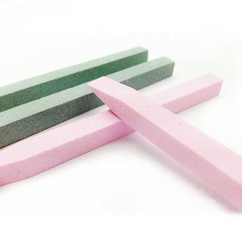 4 nail files cuticle removal nail stone trimmer buffer solution dead skin rubber nails push handle polishing foot care tools W240829