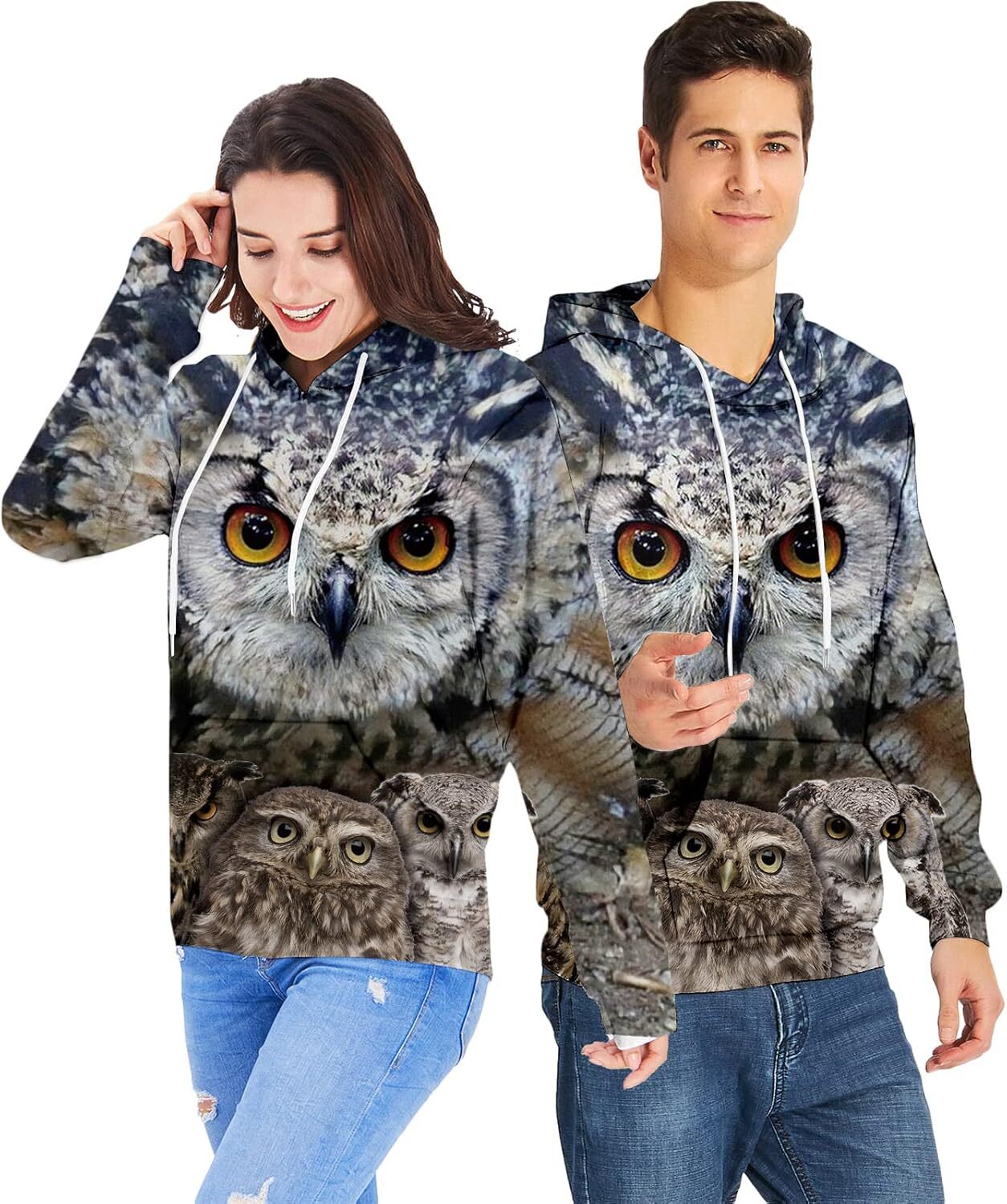 Hoodie for Mens Womens Hoodies for 3D Graphic Fleece Sweatshirts Pullover Novelty Cool Funny Hoody Hooded With Pockets Graphic Hoodies sweatshirt Pull