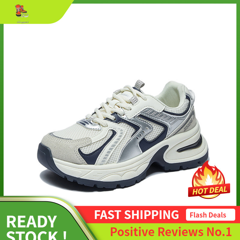 Ddmysports Instagram Korean New Dad Women S Spring Student Sports Running Casual Shoes Thick Sole Eightened BS OUTDOOR