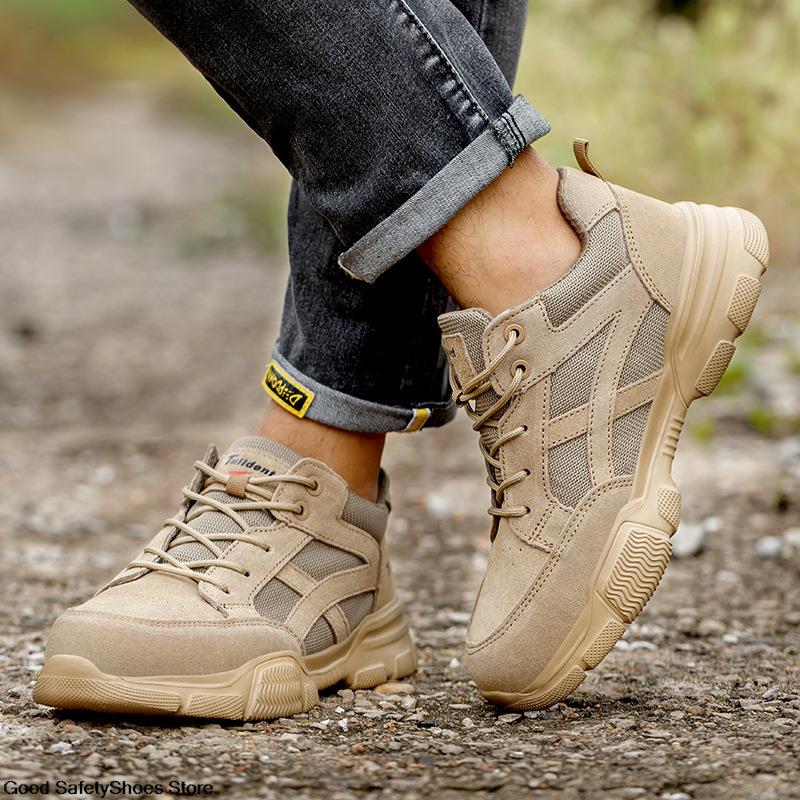 For Safety Sneakers Anti-smash Men Work Women Lightweight Puncture-Proof 10KV Insulation Shoes Dropshipping 03c5