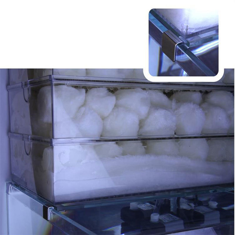 4pcs Fishing Tank Cover Support Bracket Stainless Steel Holder Glass Aquarium Isolation Plate Accessory Fishbowl Aquatic Supply