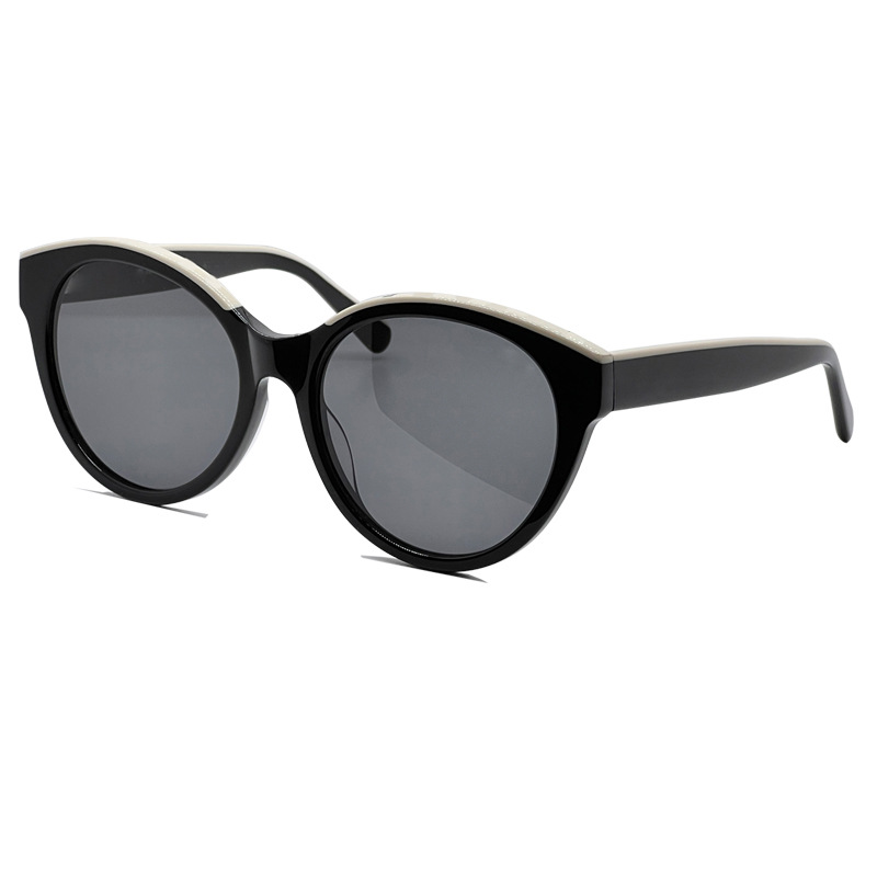 Womens Sunglasses Fashionable Retro Classic Cat Eye Round Anti UV400 Sun Glasses Alphabet French British Minimalist Style Outdoor Fishing Glasses Summer
