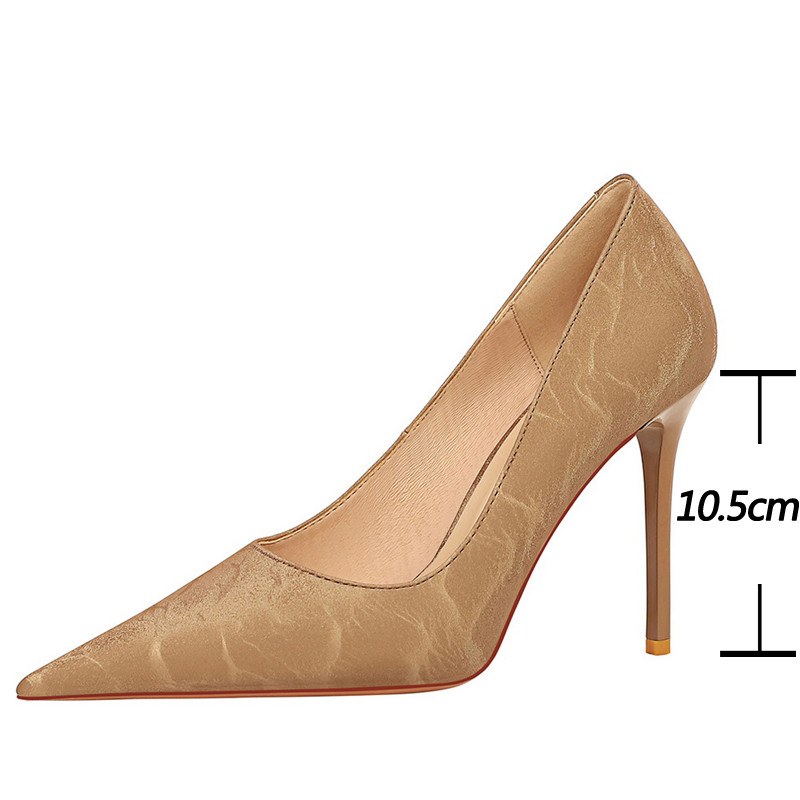 Retro BIGTREE Women Pointed Toe Stiletto High Women's Sexy New Nightclub 2023 New Heels Shoes Female Pumps cd96 's