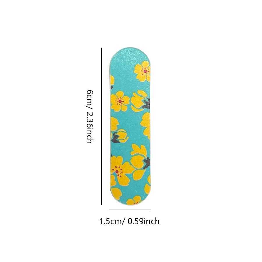 Disposable double-sided nail file Emery board travel size portable foot massage ergonomics nail care 10 pieces W240829