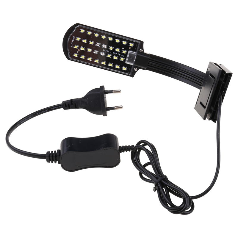 Simple LED Aquarium Lights Water Grass Plants Grow Light Fish Tank Clip-on Waterproof Lighting Lamp for Aquarium