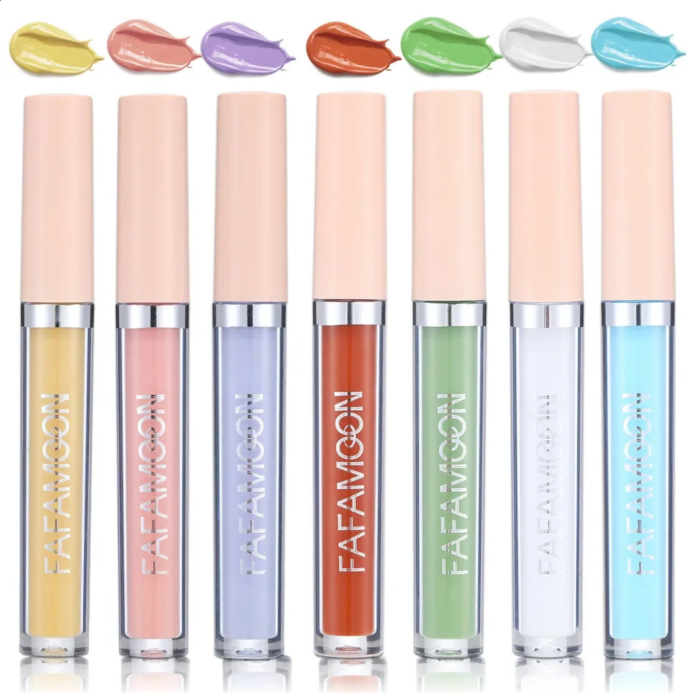 Liquid concealer full coverage foundation cream spotted dark circles shading concealer skin tone makeup 240829