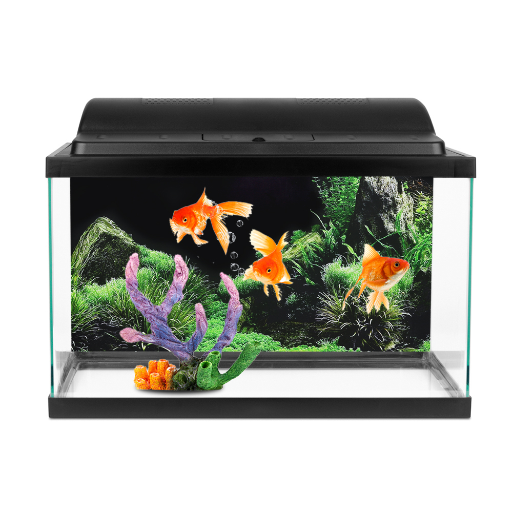 Aquarium Fish Tank Seafloor, Water Grass Background, Decoration Painting, PVC Sticker