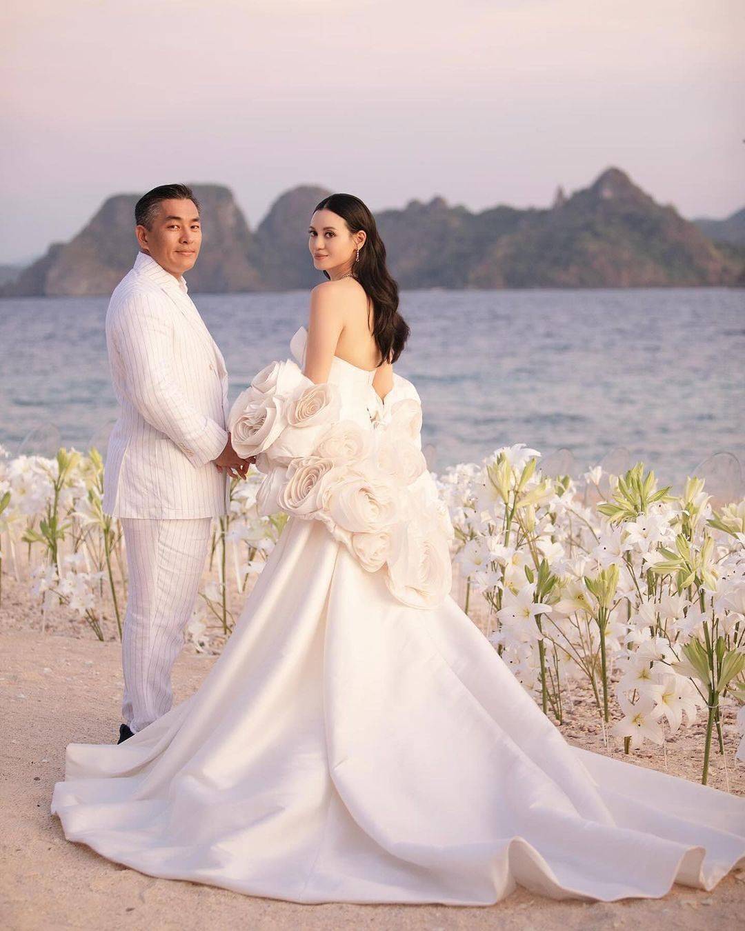 Handmade Flowers Wedding Dress Satin Mermaid Backless Bridal Gowns Custom Made 2 Pieces Wraps vestidos de novia