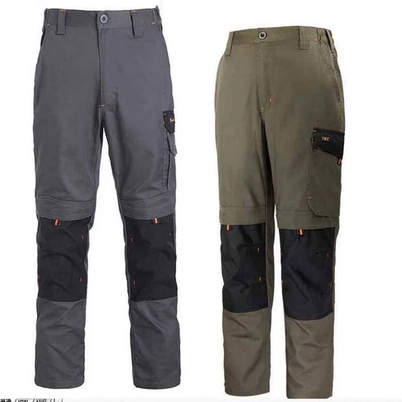 Mens casual pants tactical runner cargo pants multi pocket construction team electric pants summer spring pants W240829