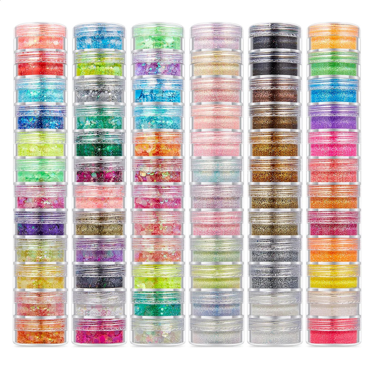 12 color shiny face body gel sequins shiny eyes shadow lips nails hair makeup color cosmetics chunky body glitter primer 240829