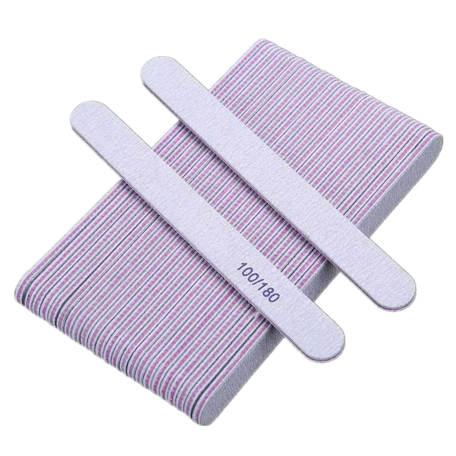 10 double-sided enamel nail files for nail sanding machines 100/180 nail art tools W240829