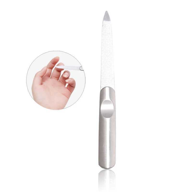 Professional nail file stainless steel polishing block sanding machine for nail processing tools nail art beauty equipment tools W240829