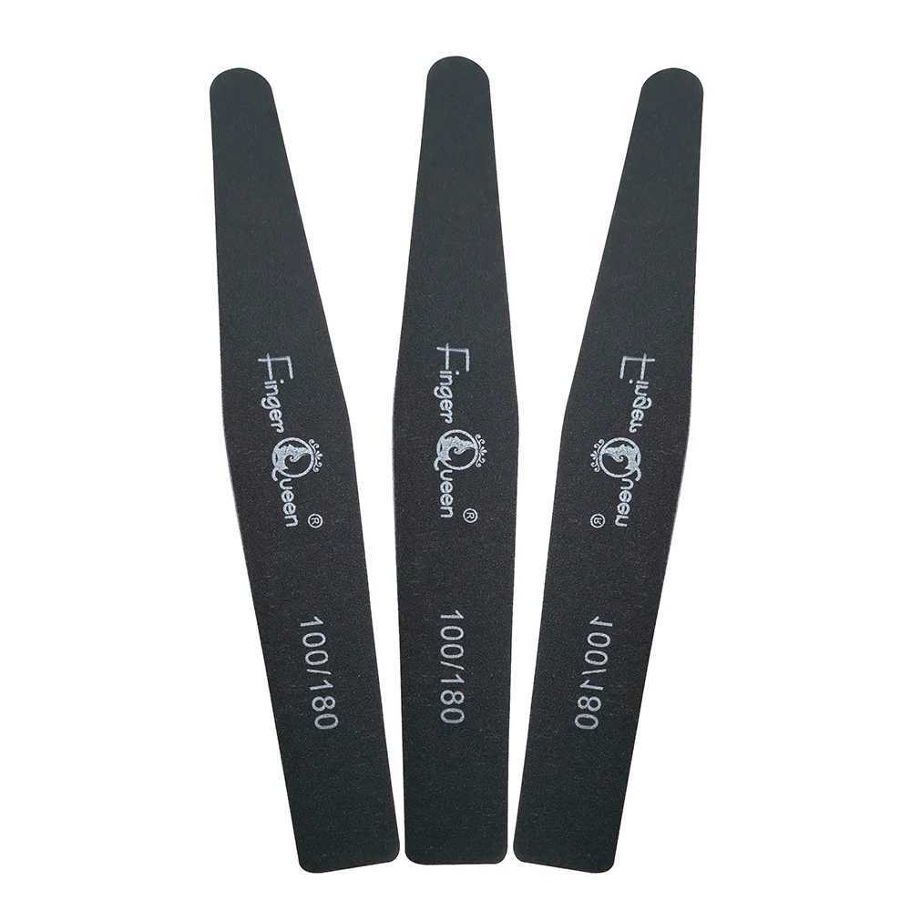 Professional nail file 100/180 sandpaper sturdy thick nail file nail accessories nail buffer polishing machine tool W240829