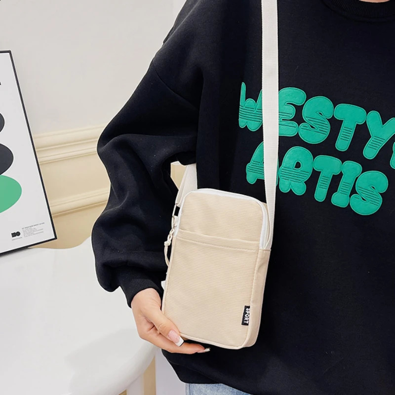 Small Nylon Women Bag Crossbody Bags for Cloth Cell Phone Shoulder Ladies Purse Handbags 240830