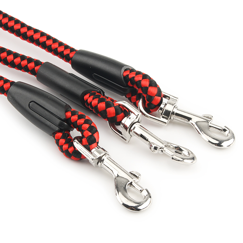 3 In 1 Durable Nylon Pet Dog Leash , 360° Swivel No Tangle Climbing Rope Removable Pet Traction Rope, Lead for Medium Large Dogs