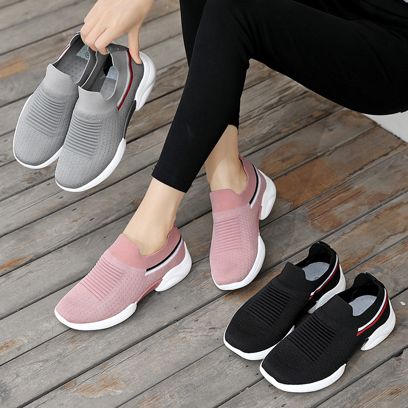 2023 Women's Spring Fashion Casual NEW hot Breathable Running Outdoor Light Solid Color Sports Shoes
