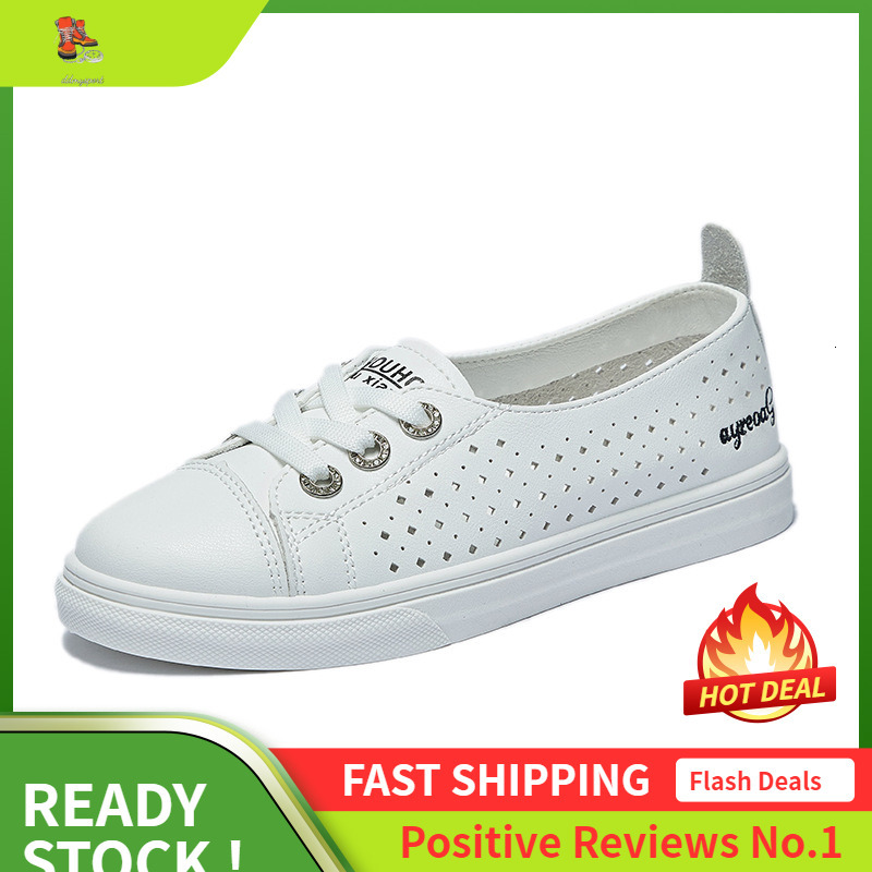 Ddmysports Summer New Little White Female Ollow Breathable Student Board Casual Shoes Increase Eight Instagram Street Shoot DA OUTDOOR