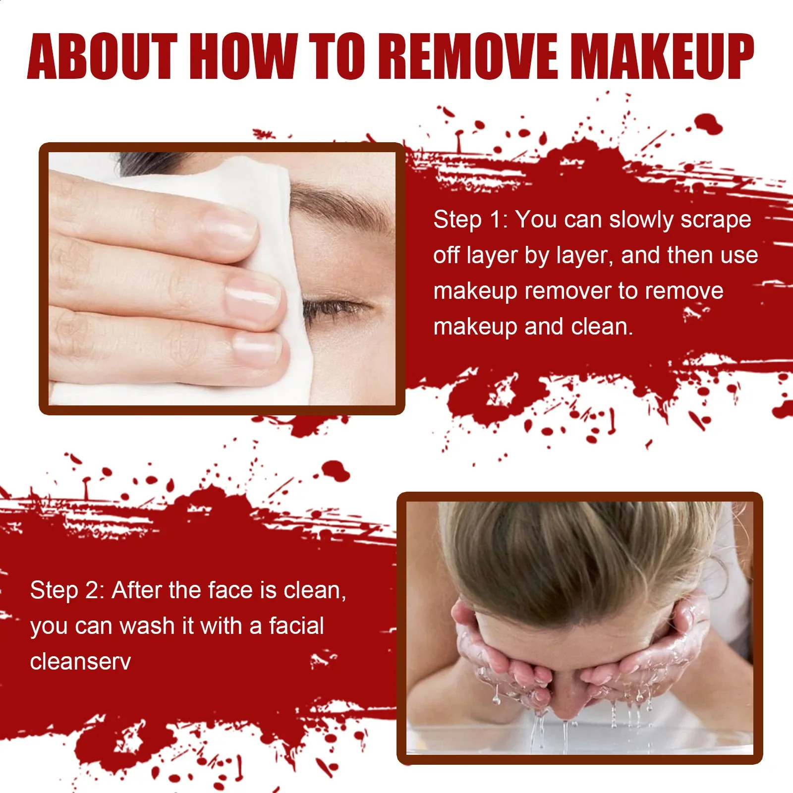 Halloween Makeup Pack Halloween Horror Makeup Skin Wax Plasma Scar Painting Makeup Set Makeup Set Makeup Set 240829