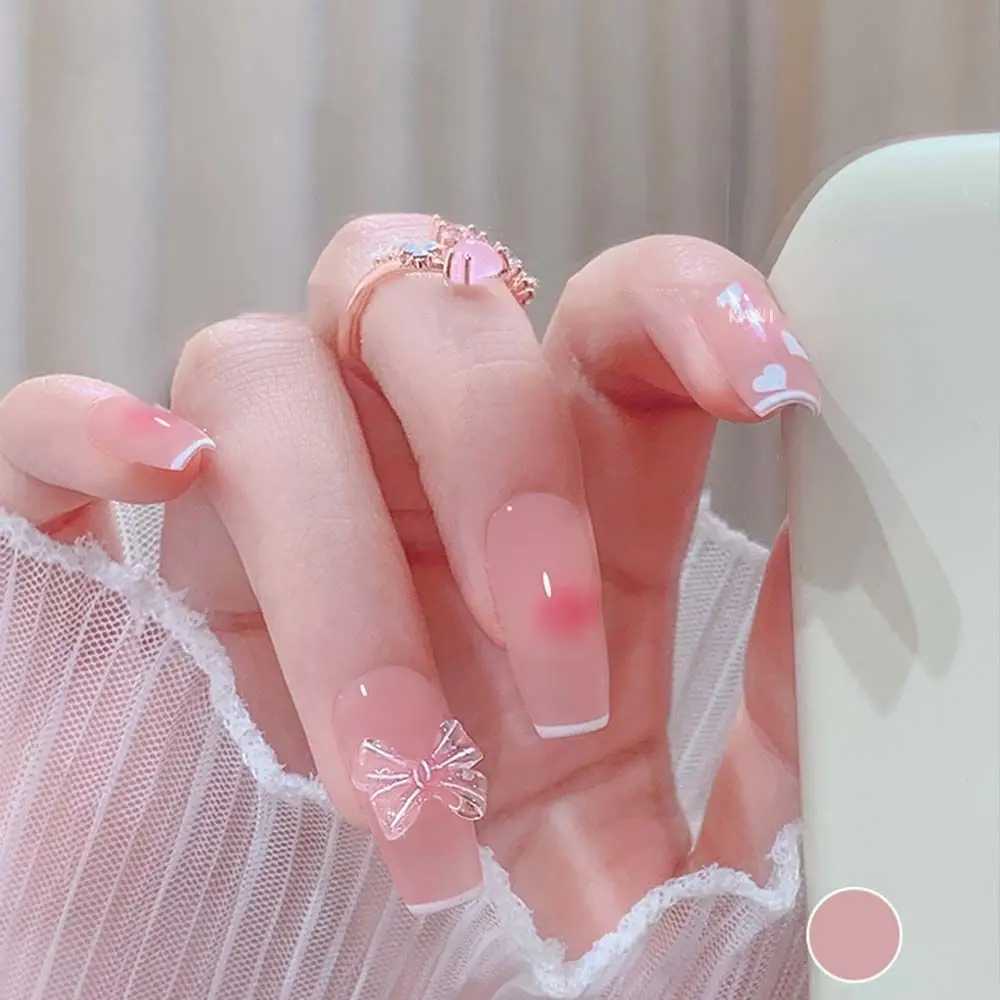 5 Aurora Bow Knot Nail Decorations Crystal Charm 3D Nail Art Rhinestone Set Resin Jewelry Accessories W240829