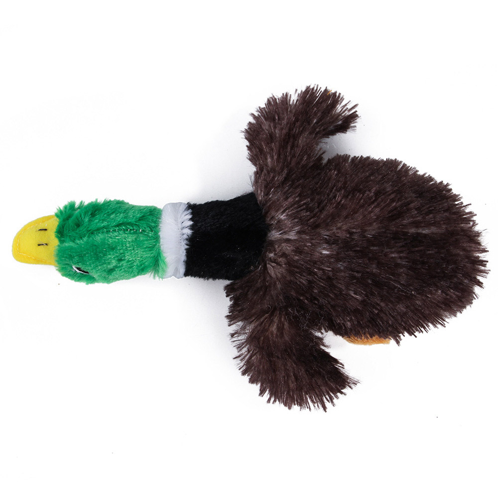Cute Plush Simulation Duck Dog Toys Animal Squeak Puppy Chewing Toys Cat Dogs Cleaning Tooth Interactive Training Pet Supplies