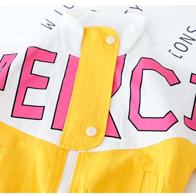 Fashion Spring Autumn Baby Girl Clothes Children Boys Casual Letter Jacket Pants 2PcsSet Toddler Cotton Costume Kids Tracksuits 250114