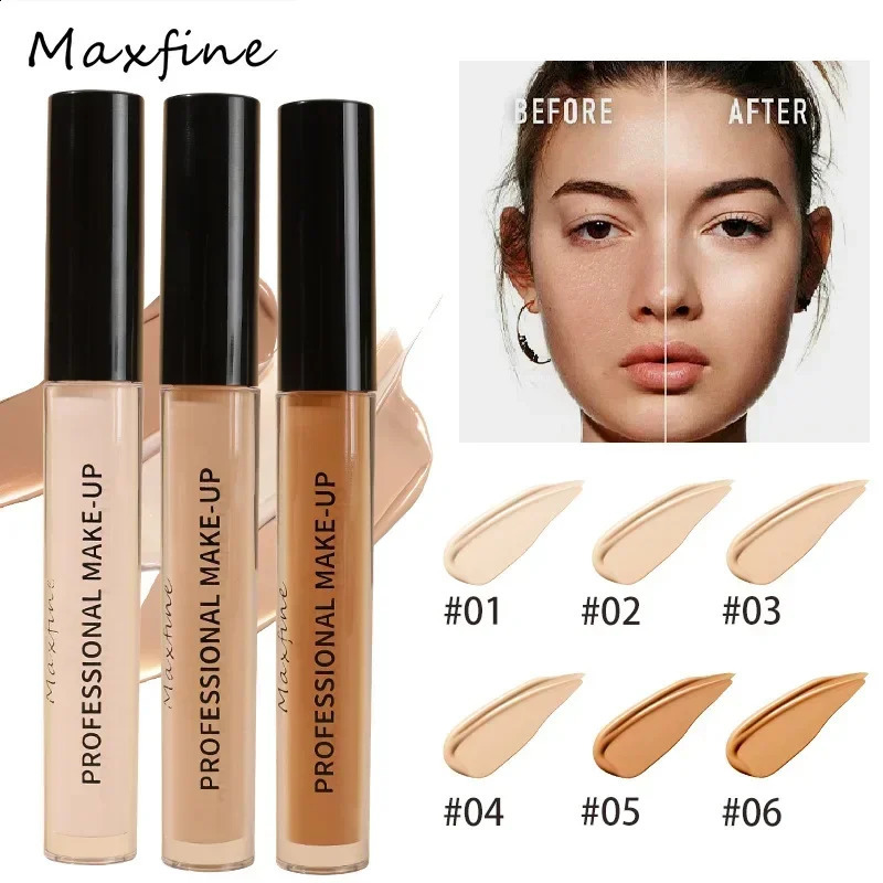 6-color concealer long-lasting oil control high coverage basic natural makeup liquid matte contour highlights 240829