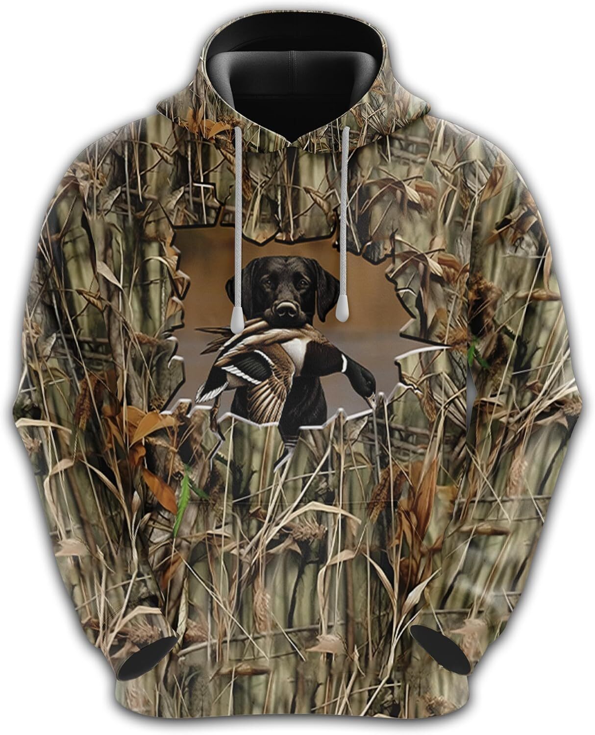Hoodie for Mens Womens Unisex 3D Print Duck Mallard Camo Hunting Pullover Hooded Sweatshirt Hoodies With Big Pockets Series 182 Graphic Hoodies sweats