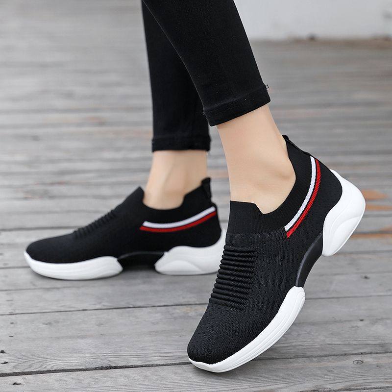 2023 Women's Spring Fashion Casual NEW hot Breathable Running Outdoor Light Solid Color Sports Shoes
