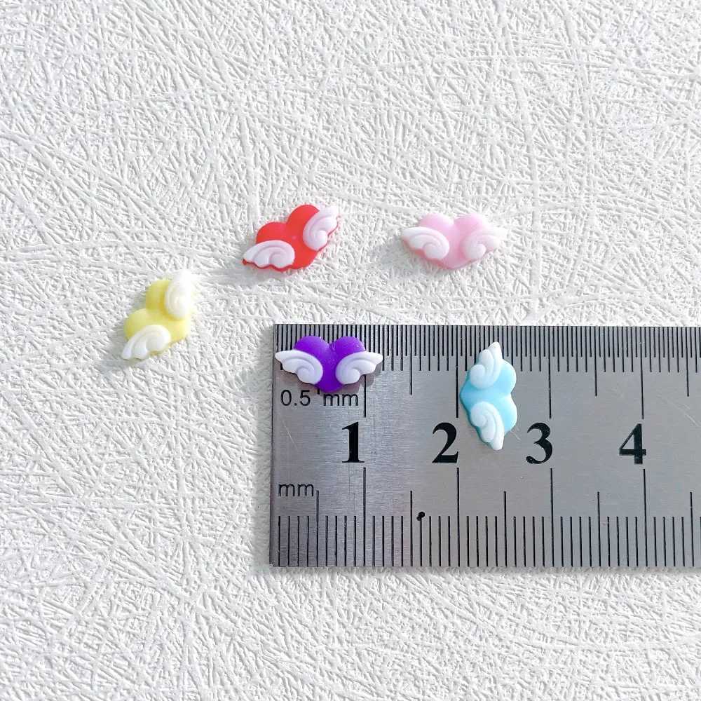 Nail Decoration Accessories Angel Wings 3D DIY Nail Art Diamond Nail Jewelry Heart Nail Decoration Nail Rhinestone W240829
