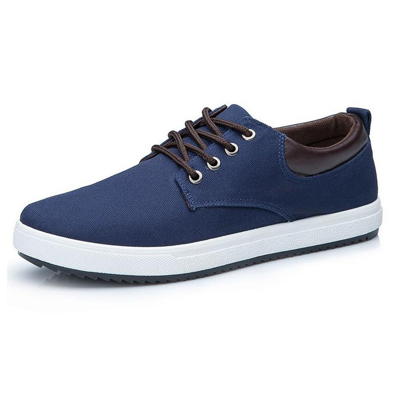 arrival New of spring New summer comfortable casual canvas shoes men men's lace up the fashion brand Flats shoe f07e 's