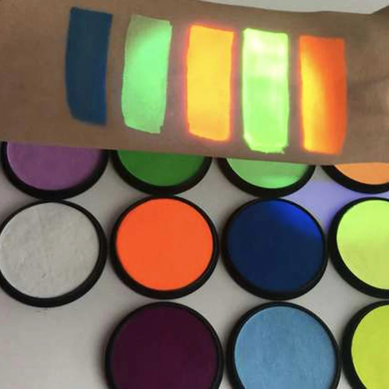 Professional 20g painting water-soluble fluorescent pigment Halloween party makeup tool body painting 240829
