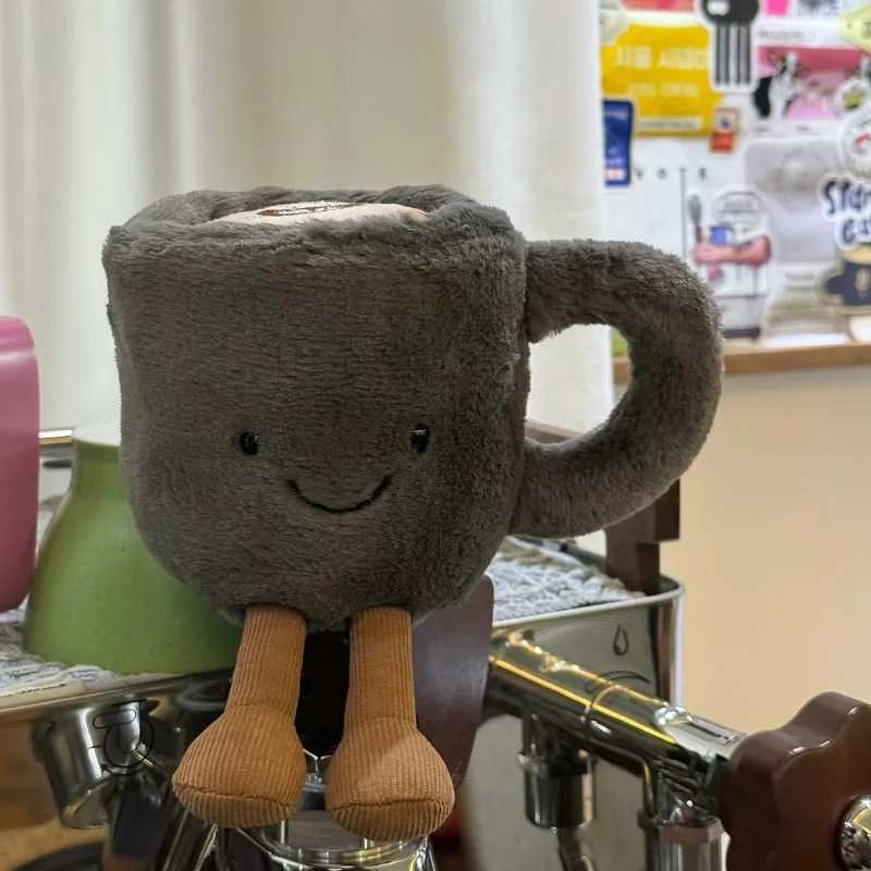 Jelly Cat Plush Fun Coffee Cup Cute Plush Toy Soothing Sleep Plush Doll Fashion Gift Plush Doll Cute Backpack Plush Pendant W240827