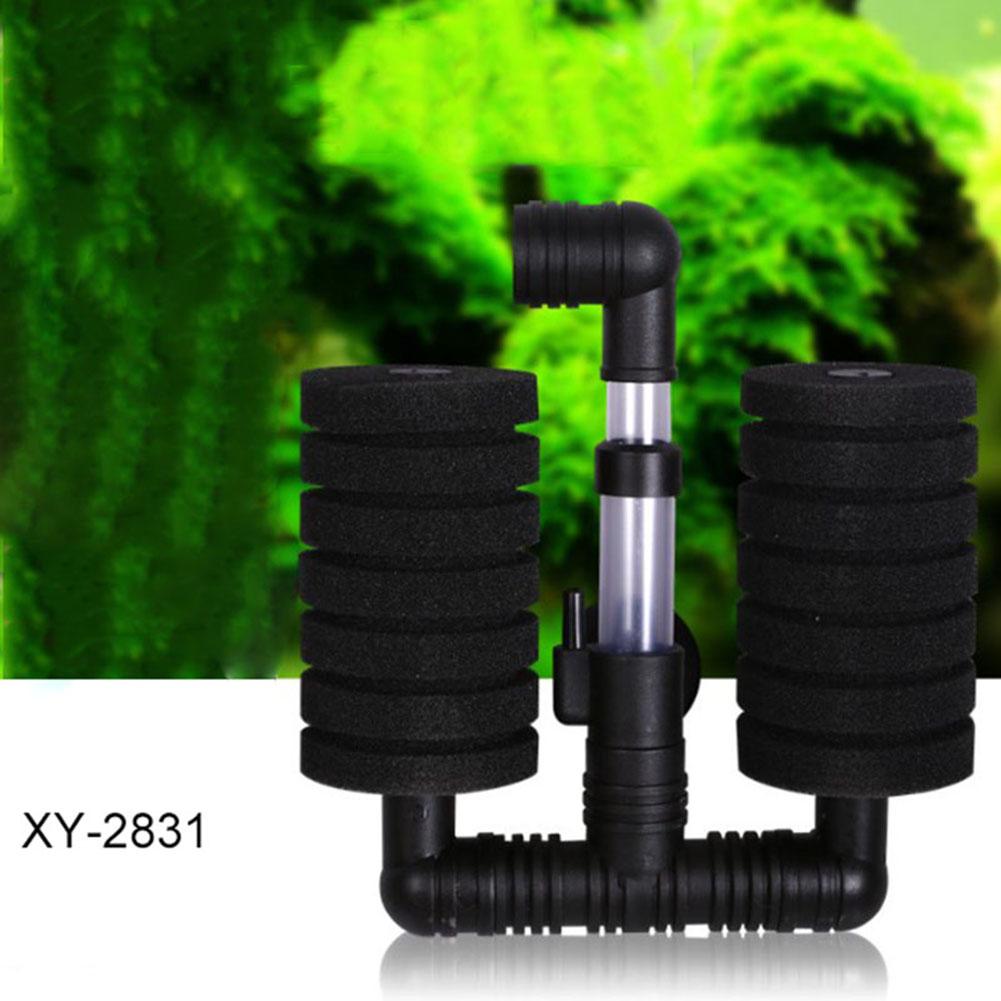 Xy-2830 2831 Air Pump Biochemical Sponge Filter Noiseless With Suction Cups Aquarium Fish Tank Accessories Aquatic Pets Products
