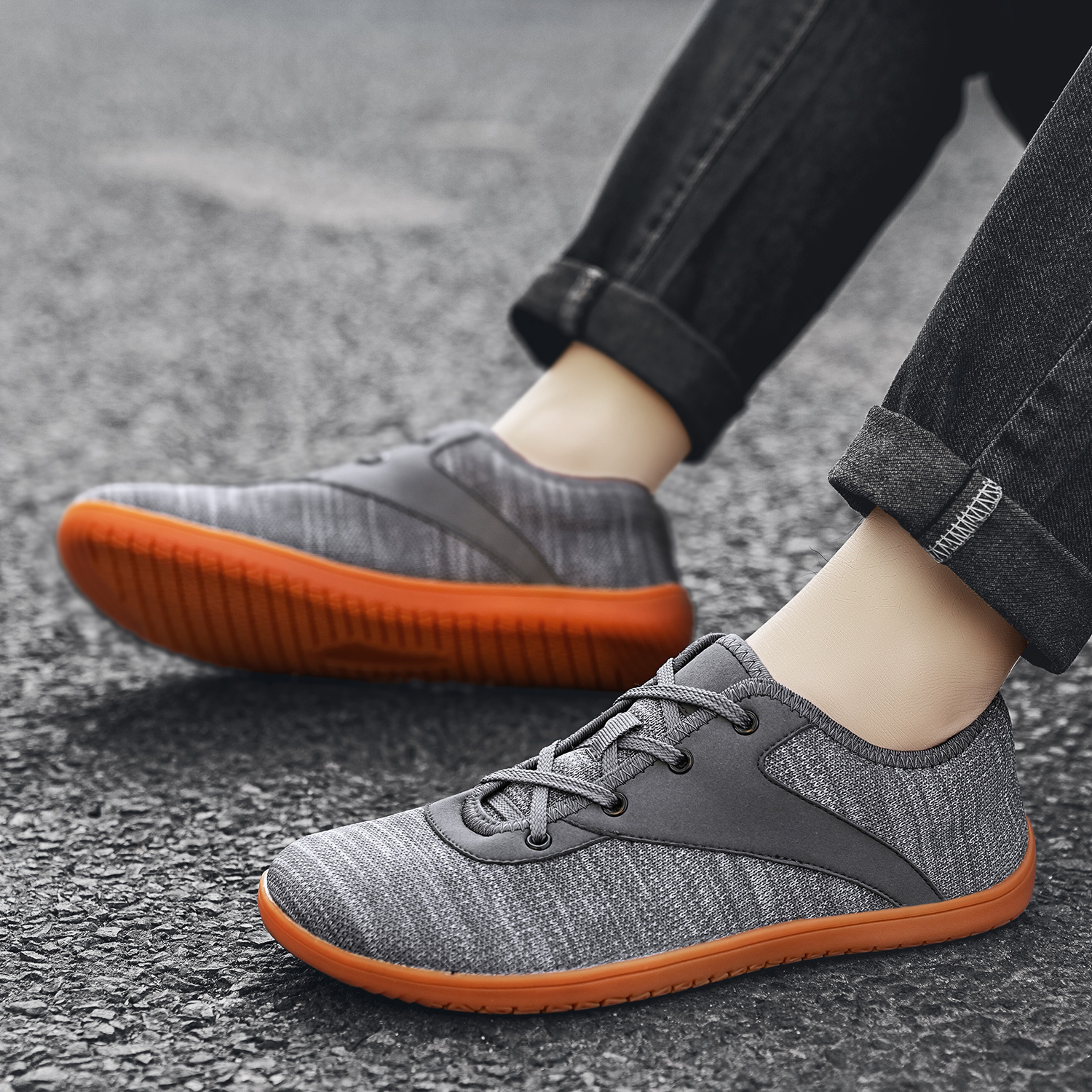 Men Wide Barefoot Shoes Unisex Minimalist Toe Shoes Women Trail Running Zero Drop Outdoor Training Shoes Lightweight Plus Size
