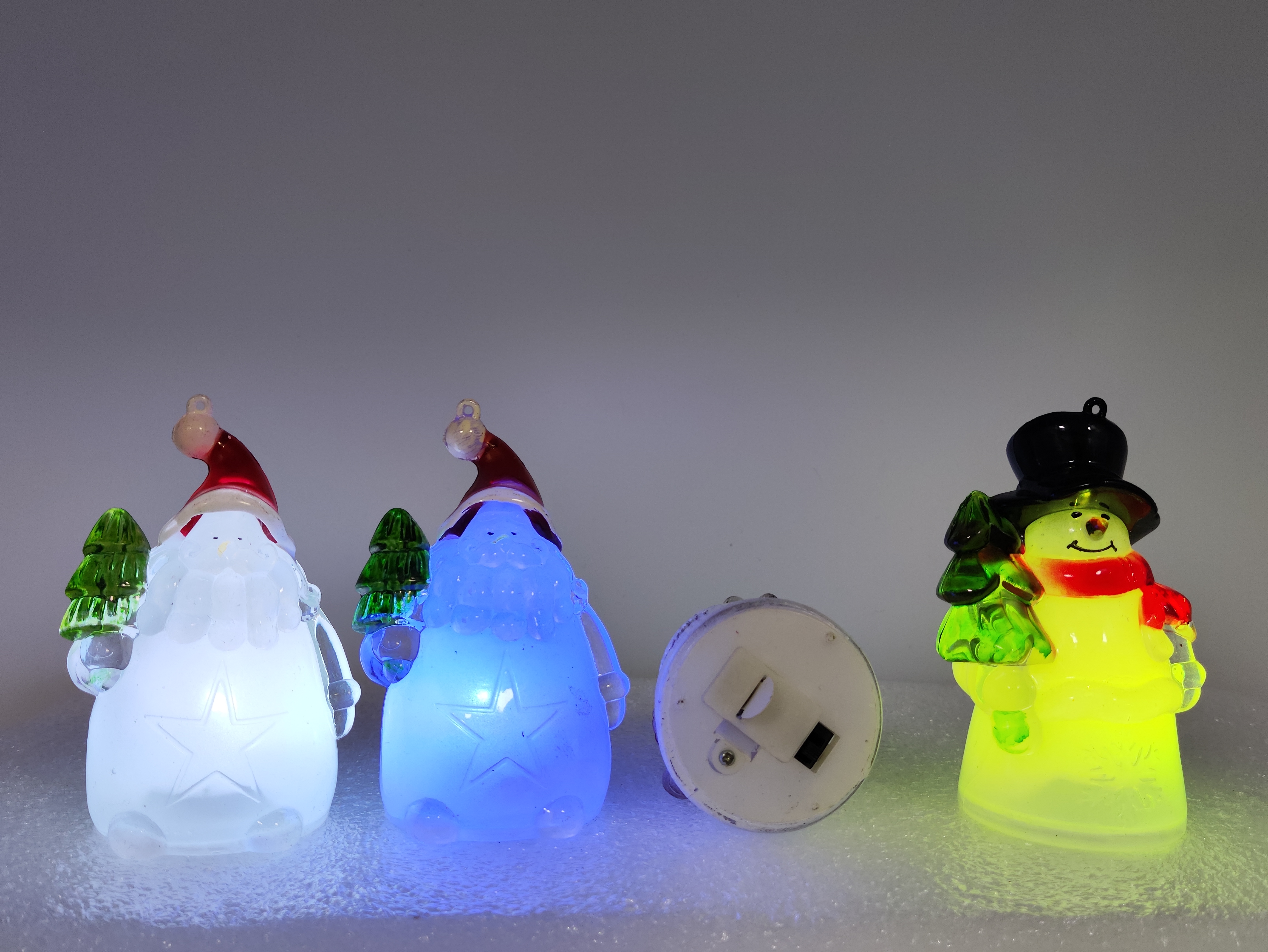 Popular Christmas series 3.5 four-type snowman four-piece decoration home lighting small gifts