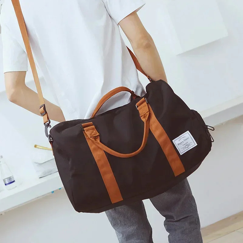 Casual Travel Bag Large Capacity Hand Luggage Travel Duffle Bags Mens Fintess Gym Bags Women Sports Yoga Bags Malas De Viagem 240829