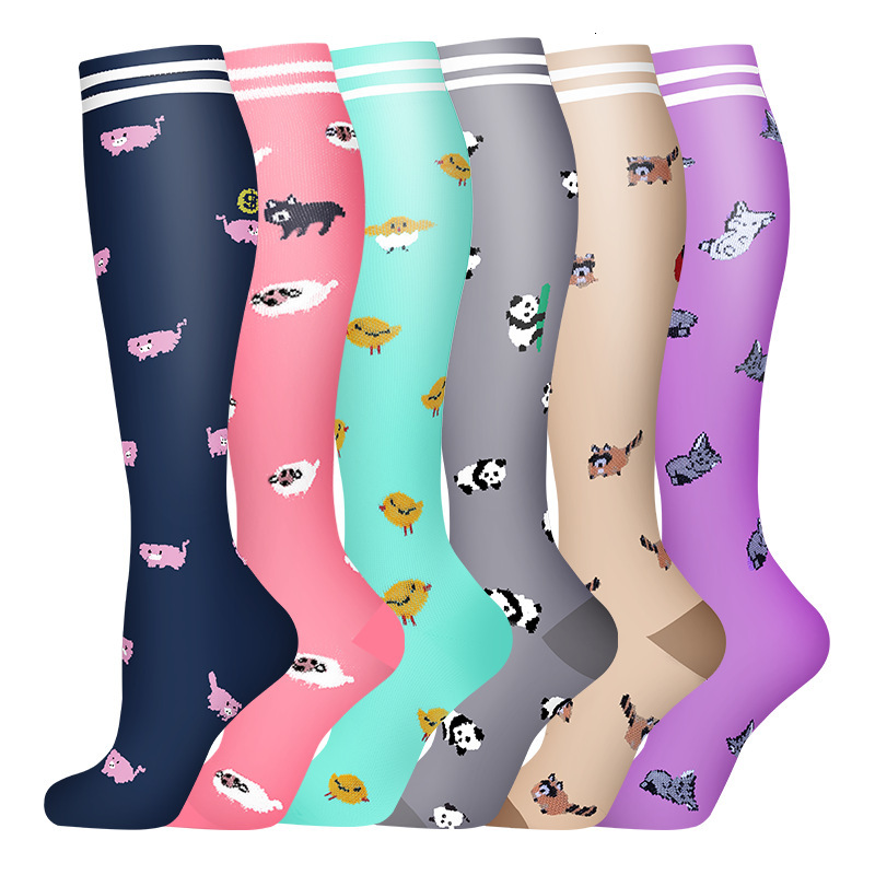Hot selling outdoor sports men and women cycling compression pressure for nurses calf socks
