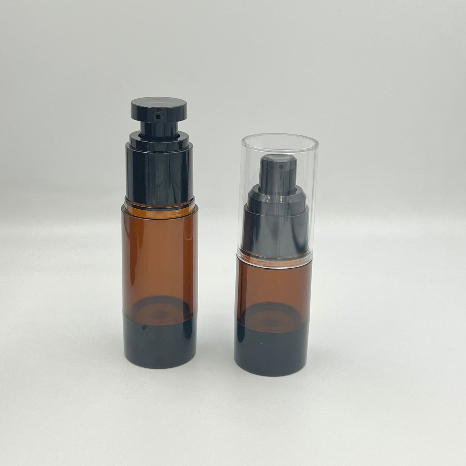30 50 ml 100ml 120ml amber Airless Cosmetic Cream Pump Bottle vacuum travel bottles Empty Lotion Pump Bottle Dispenser