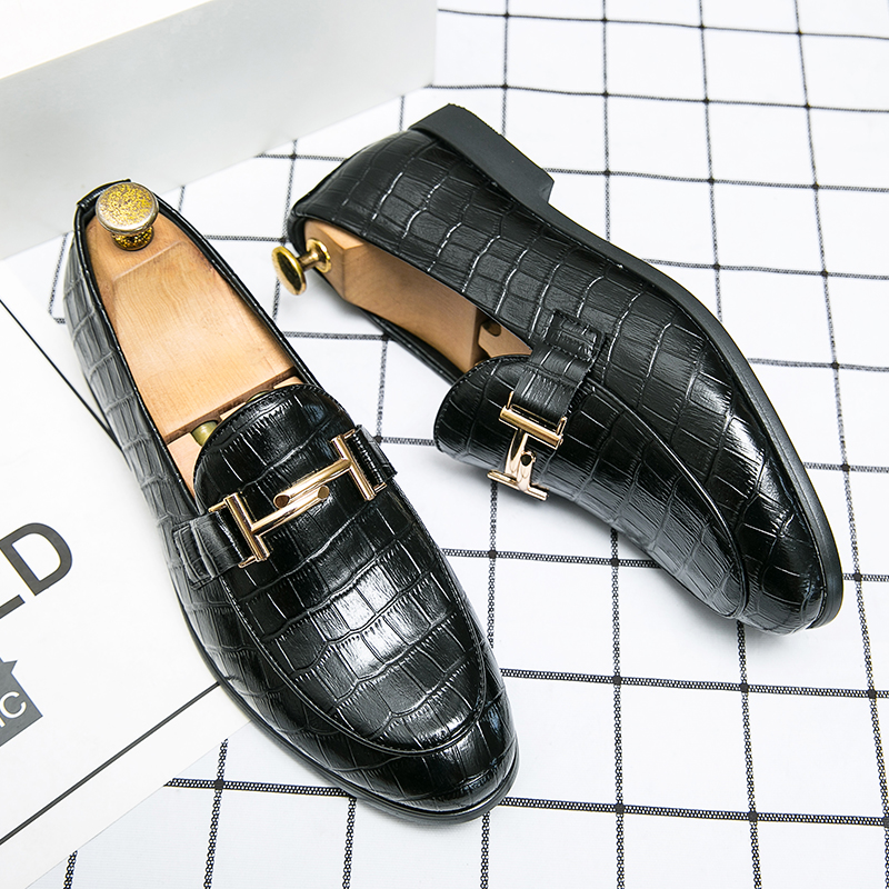 Mens Designer Brand Casual Dress Leather Business Office Loafers Formal Footwear Breathable Shoes Flats for Men Plus Size 38-48