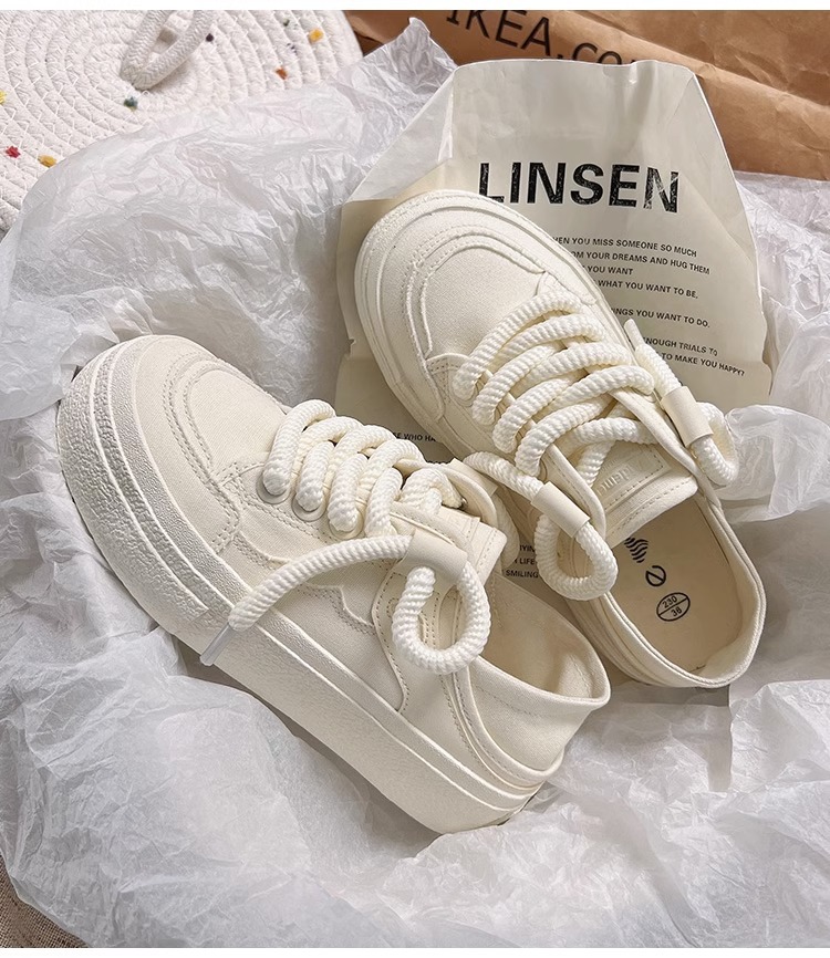 Women's Spring And Autumn Lightweight Comfortable Breathable Casual Sports Canvas Shoes