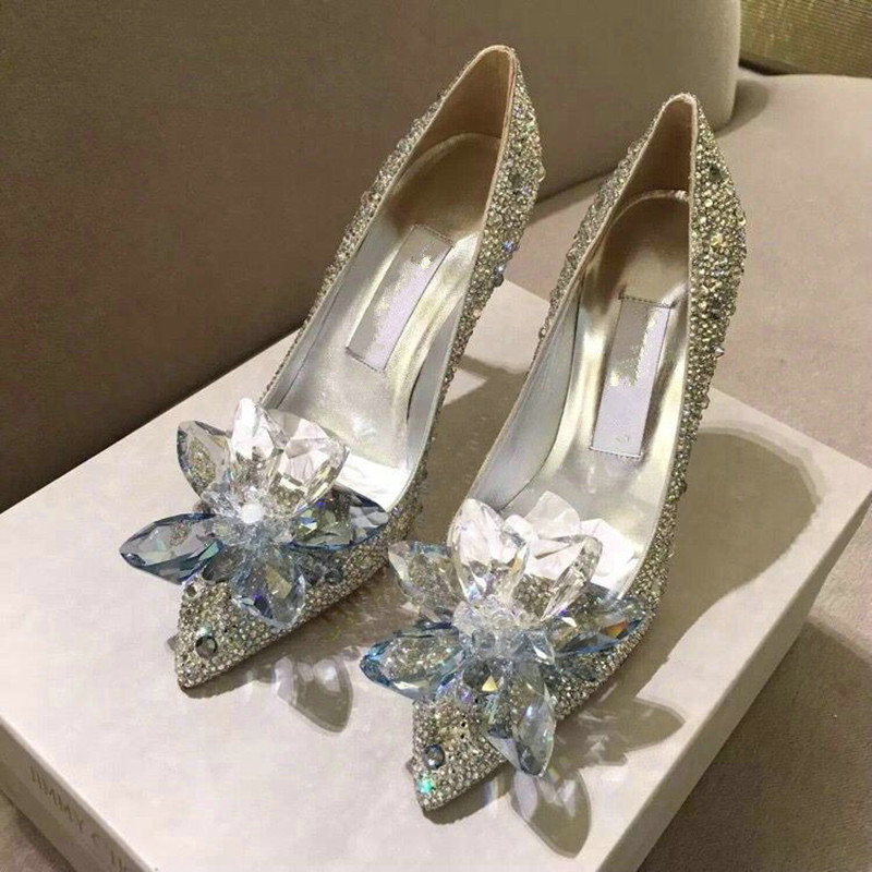 Newest 2024 Rhie Dream French Stiletto Wedding Pumps Bride Bridesmaid Shoes Crystal High heels women c831 smaid