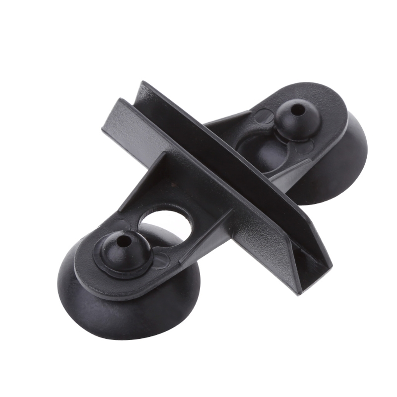 C5AC 5pcs Aquarium Fish Tank Suction Cup Divider Black Plastic Sheet Holders Hot