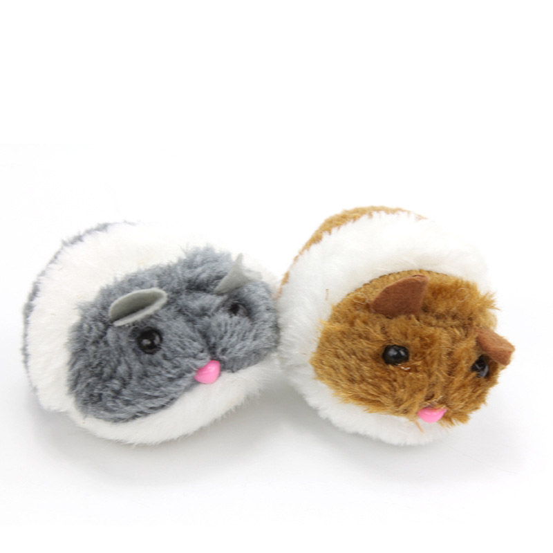 Funny Stuffed Toys For Cats Manual Pull Ring Mechanical Shaking Simulation Mouse Kitten Interactive Toy Mouse Pet Supplies Gifts