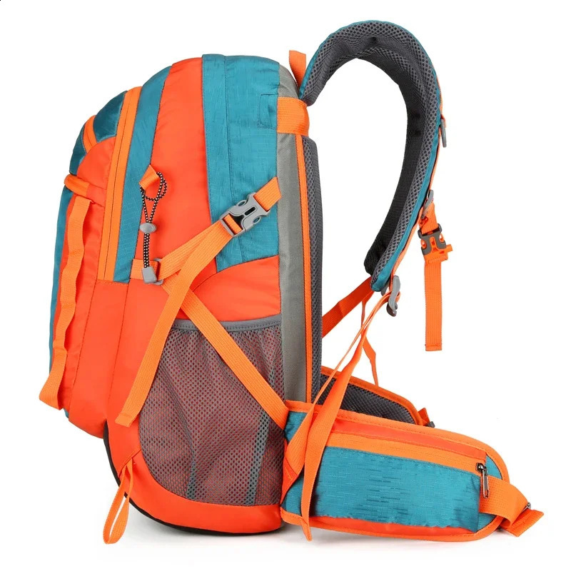 Outdoor Sports Short Distance Trip Backpack Mountaineering Duffel Bag Camping Travel Knapsack Climbing Hiking Hydration Rucksack 240828