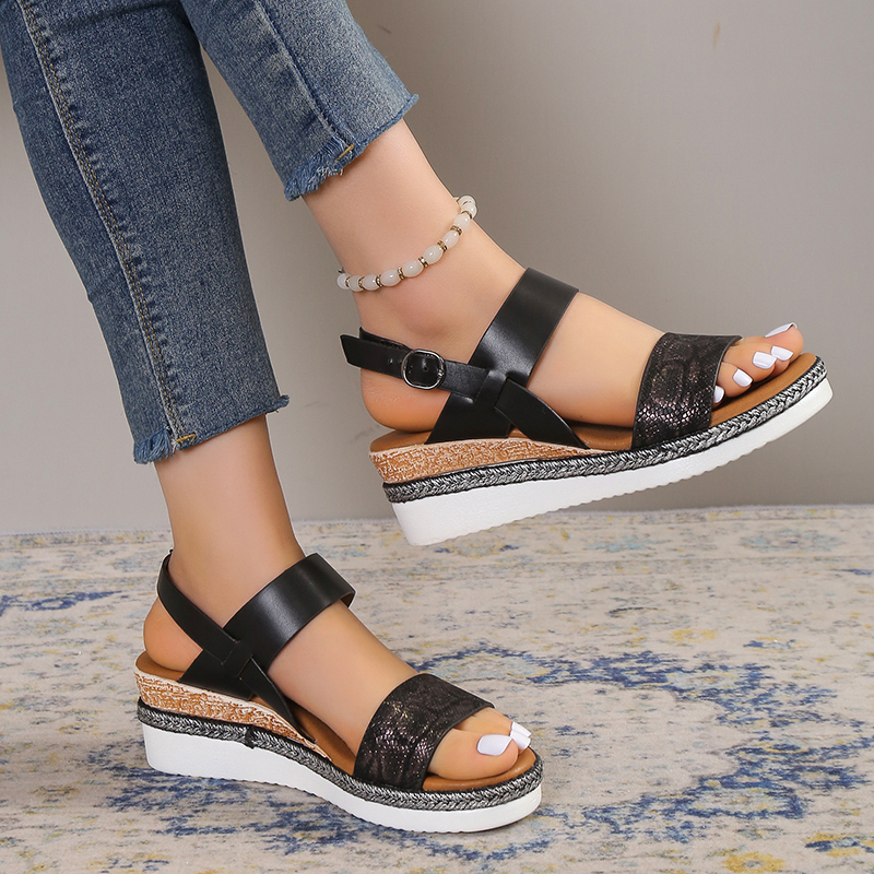 dh5367242 sandals Women's Fashion Open Toe Ankle Platform Ladies Roman Sandals Buty Damskie Wedges Shoes Mujer 2023 9e91 9906