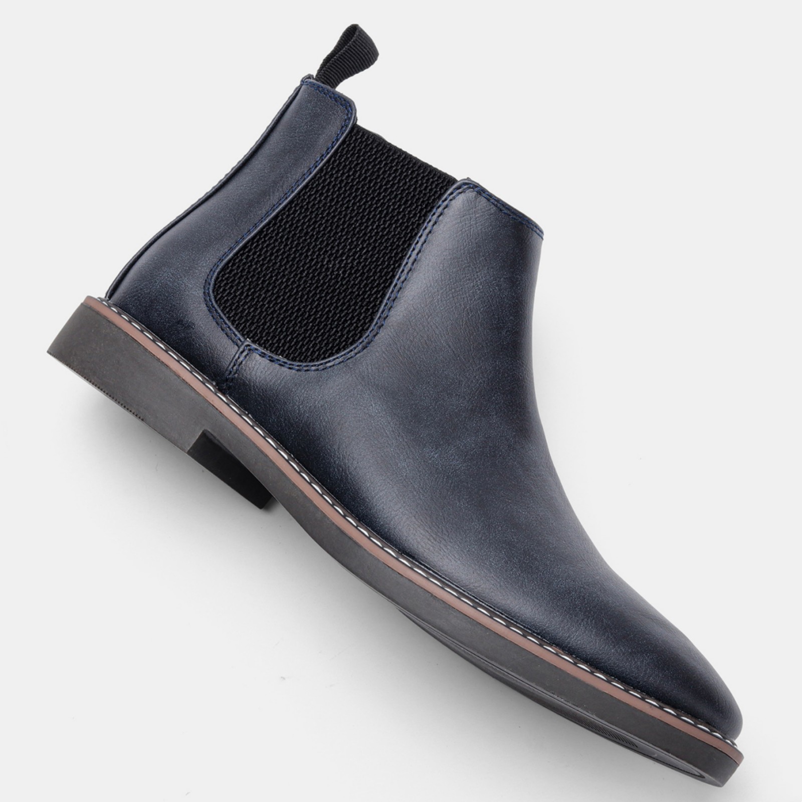 2024 Retro Chelsea Boots Men Brand Comfortable Fashion Leather Ankle Men Boots 386
