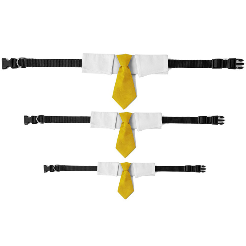 Adjustable Dog Necktie Pet Holiday Weddings Bow Tie Puppy Cat Grooming Formal Tie Comfortable Dog Suit Collar Pet Accessories